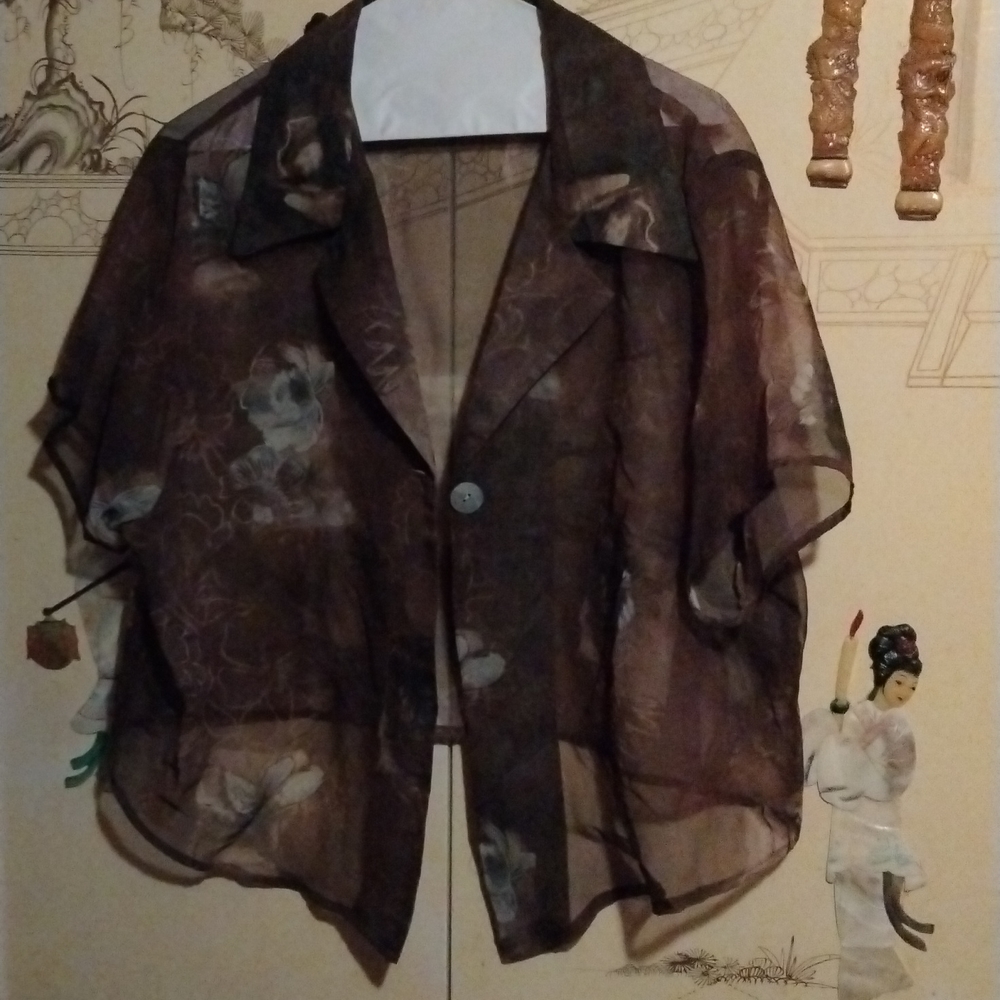Blouse with a dress